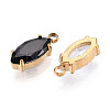 304 Stainless Steel and Cubic Zirconia Pendants STAS-T071-08M-G-2