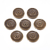 Tibetan Style Links/Connectors TIBEP-EA300YKG-AB-LF-2