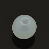 Solid Colour Opaque Acrylic Round Beads SACR-M001-8mm-17-1