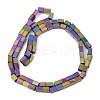 Electroplated Synthetic Magnetic Hematite Beads Strands G-A263-C01-02-3