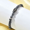 Brass Beaded Bracelets BJEW-Z094-03E-2