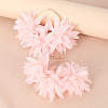 Alloy Cloth Hoop Earrings FS-WGC8145-03-1