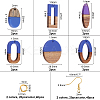 DIY Dangle Earring Making Kits RESI-OC0001-12-2