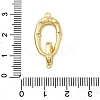 Rack Plating Brass Micro Pave Clear Cubic Zirconia Fold Over Clasps KK-K392-48G-6