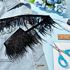 2 Yards Fashion Ostrich Feather Cloth Strand Costume Accessories FIND-GA0003-68B-4