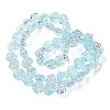 Electroplate Glass Beads Strands EGLA-K061-09A-AB02-2