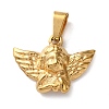 201 Stainless Steel Pendants STAS-U053-13G-1