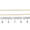 Brass Boston Link Chain Necklaces for Women NJEW-D302-02G-3
