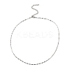 Non-Tarnish 10Pcs 304 Stainless Steel Dapped Chain Necklaces Set NJEW-K254-02P-1