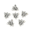Butterfly Tibetan Style Alloy Links connectors TIBE-5369-AS-LF-1