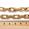 Ion Plating(IP) 304 Stainless Steel Cable Chains Bracelets for Men BJEW-U017-01G-5