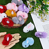 28Pcs 7 Colors Wool Felt Ball AJEW-SC0031-37A-3