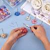 DIY Twist Oval Earring Making Kit DIY-SZ0008-49-4