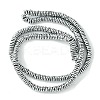 Electroplated Synthetic Non-Magnetic Hematite Beads Strands G-H020-M01-12-2