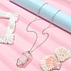 Tarnish Resistant 304 Stainless Steel Macrame Pouch Empty Stone Holder for Pendant Necklaces Making NJEW-TA00100-01-5