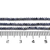 Natural Sapphire Beads Strands G-F509-18A-2mm-5