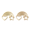 Ion Plating(IP) 304 Stainless Steel Cabochons STAS-Q333-26G-1