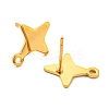 Star Shape 201 Stainless Steel Stud Earrings Findings LS-STAS-Q251-02G-2