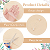 Organza Mesh Flower Bouquets Wrapping Paper OCOR-WH0092-34A-4
