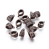 Tibetan Style Alloy Tube Bails LS-RLF10386Y-NF-2