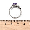 Natural Amethyst Finger Rings RJEW-A084-06AS-09-5