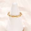 304 Stainless Steel Cuff Rings for Women RJEW-G361-01G-2