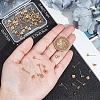 50Pcs 304 Stainless Steel Round Ball Post Stud Earring Findings STAS-BBC0004-78-3