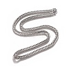 Men's Cuban Link Chain Necklaces NJEW-L172-2-2