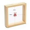 Square Transparent PE Thin Film Suspension Jewelry Display Box CON-D009-01A-01-4