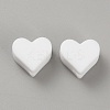 Heart Food Grade Eco-Friendly Silicone Beads LS-SIL-WH0013-56A-1