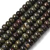 Natural Dragon Blood Beads Strands G-A280-A26-01-2