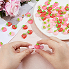 60Pcs 3 Colors Transparent Resin Cabochons RESI-HS0001-05-3