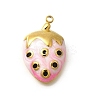304 Stainless Steel Enamel Pendants STAS-Q347-07B-G-1
