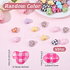 50Pcs Opaque Acrylic Beads OACR-SP0002-03-2