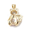 Brass Micro Pave Cubic Zirconia Pendants KK-M240-16-4