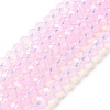 Baking Paint Transparent Glass Beads Strands LS-DGLA-A034-J6MM-D09-1
