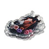Wsetern Cowboy Theme Printed Acrylic Pendants OACR-H043-01A-2