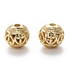 Alloy Hollow Beads PALLOY-P238-23G-RS-2