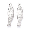 304 Stainless Steel Fish Pendants STAS-T069-13P-1