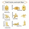 90Pcs 3 Style Tibetan Style Alloy Pendants FIND-SC0005-88G-2