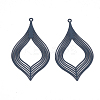 430 Stainless Steel Filigree Pendants LS-X-STAS-S108-09B-2