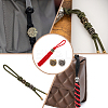 2Pcs 2 Colors Brass EDC European Beads FIND-NB0004-99-6