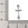 201 Stainless Steel Connector Charms STAS-S146-04P-3