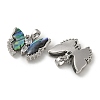 Brass Clear Cubic Zirconia Pendants KK-R210-12P-02-2