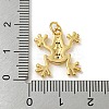 Rack Plating Brass Micro Pave Cubic Zirconia Pendants KK-A200-09G-3