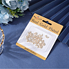 24Pcs 2 Styles Brass Micro Pave Cubic Zirconia Charms KK-BBC0019-03-5