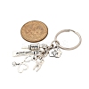 Tibetan Style Alloy Keychains KEYC-JKC01288-3