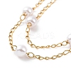 Round Plastic Imitation Pearl Beads Multi-strand Bracelets BJEW-E054-03G-3