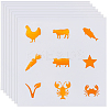 PVC Plastic Self-Adhesive Stickers STIC-WH20002-04A-1