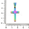 Ion Plating(IP) 304 Stainless Steel Pendants STAS-H389-13M-3